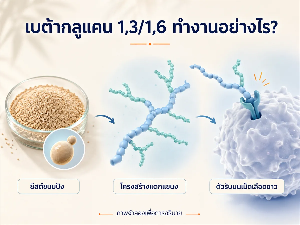 Beta Glucan 1,3/1,6 คืออะไร? ต่างจากวิตามินซีอย่างไร? (เจาะลึกงานวิจัยฉบับปี 2026) — รูปที่ 2