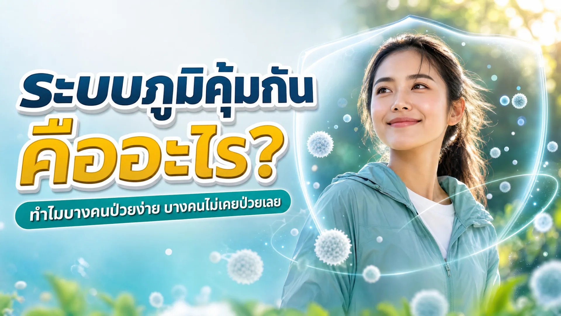 ระบบภูมิคุ้มกัน คืออะไร? ทำไมบางคนป่วยง่าย บางคนไม่เคยป่วยเลย — รูปที่ 1